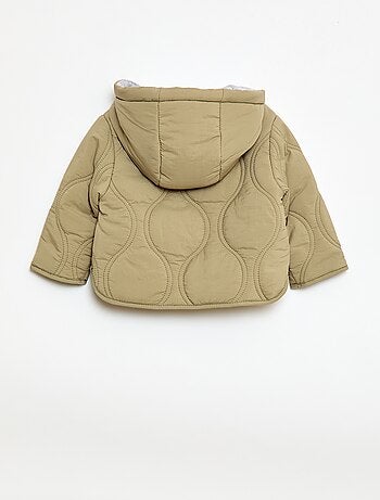 Blouson à capuche matelassé