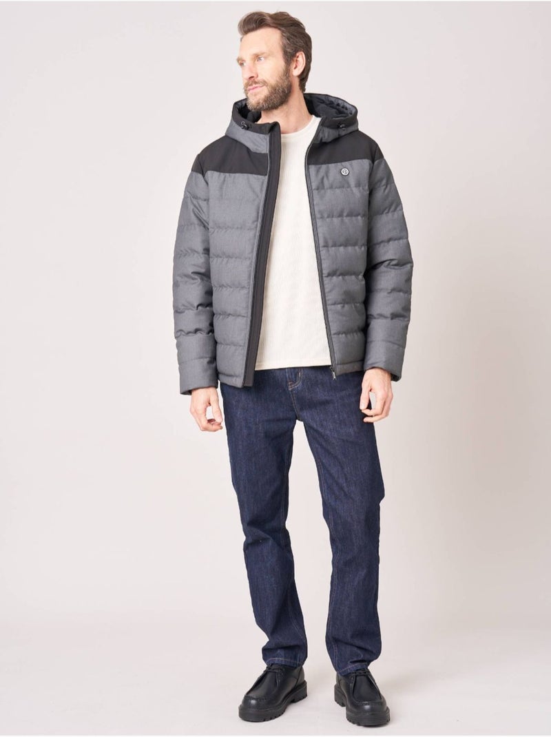 Blouson à capuche regular homme 'deeluxe' Gris - Kiabi