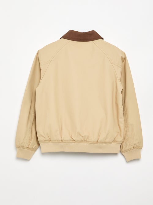 Blouson à ouverture zippée - Kiabi