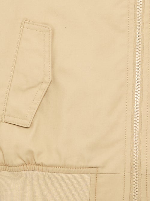 Blouson à ouverture zippée - Kiabi
