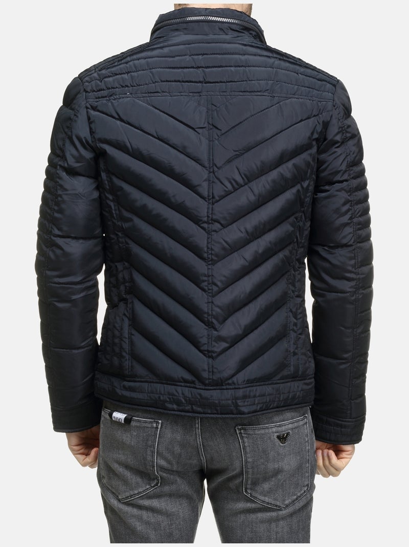 Blouson à poches - Mentex Bleu foncé - Kiabi