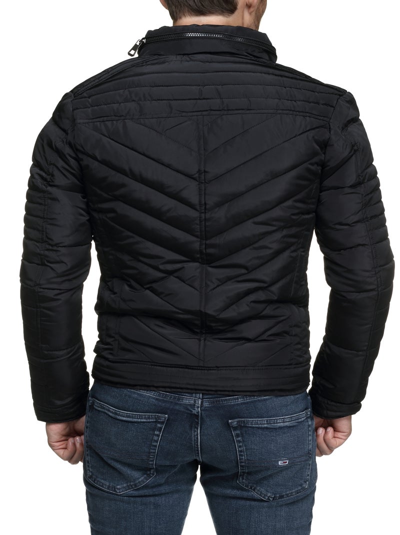 Blouson à poches Noir - Kiabi