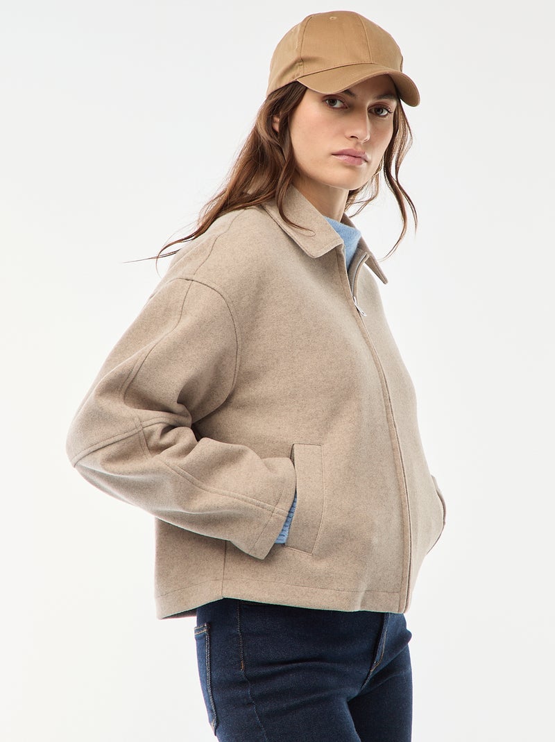 Blouson en lainage