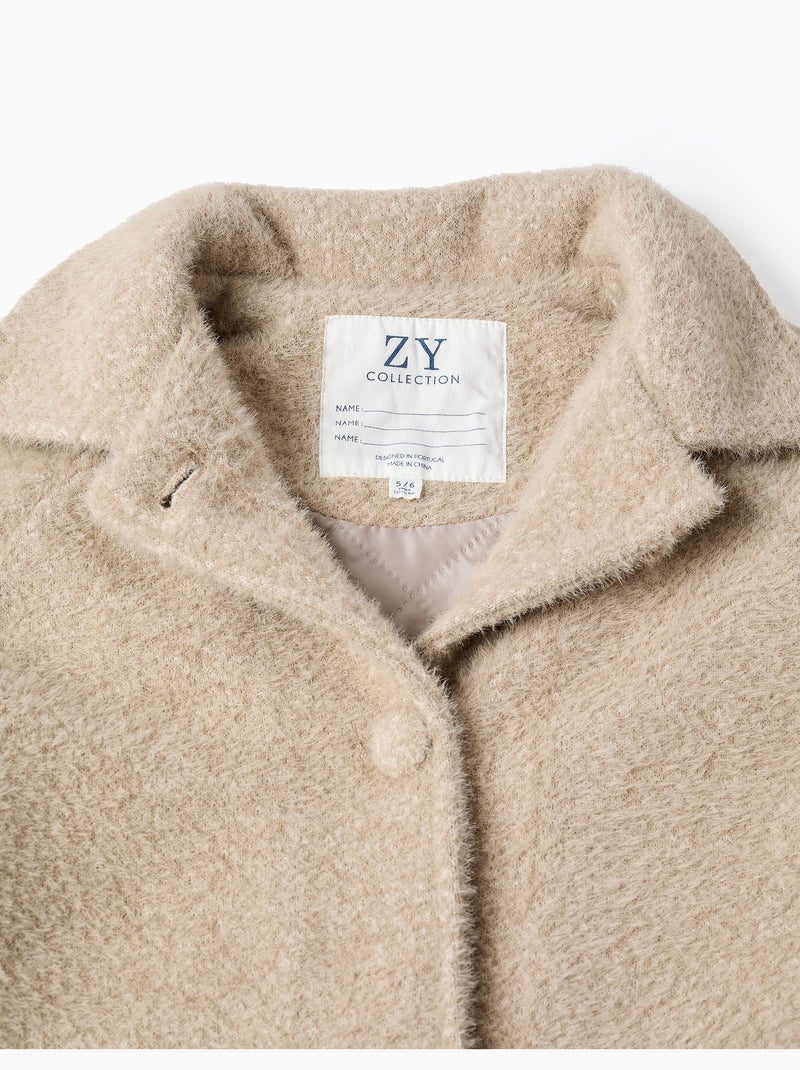 Blouson avec Boutons Beige - Kiabi
