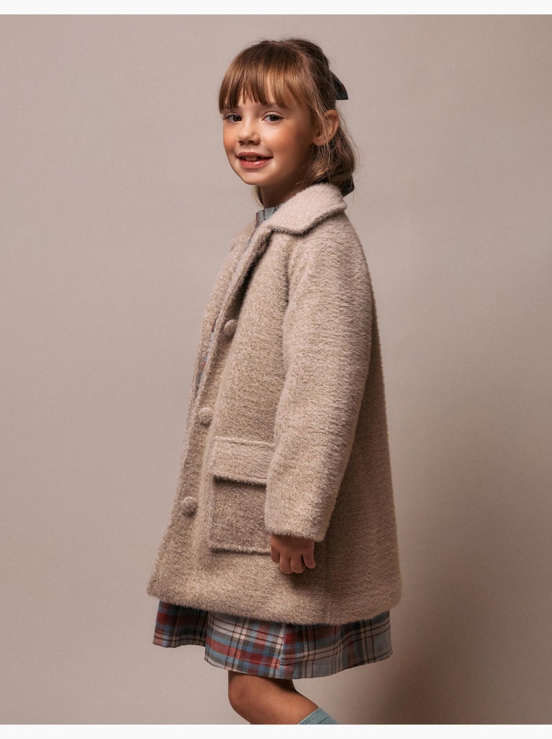 Blouson avec Boutons Beige - Kiabi