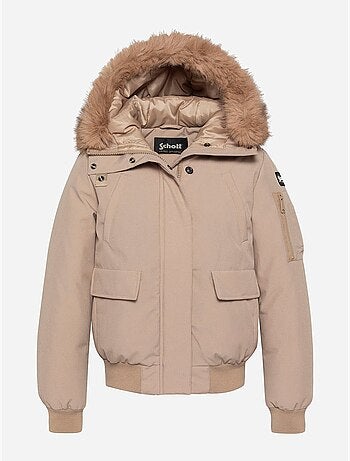 Blouson avec capuche fourrée - schott
