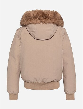 Blouson avec capuche fourrée - schott