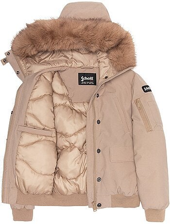 Blouson avec capuche fourrée - schott