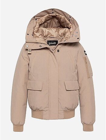 Blouson avec capuche fourrée - schott