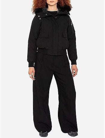 Blouson avec capuche fourrée - schott