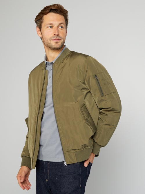 Blouson avec col ras du cou - Kiabi