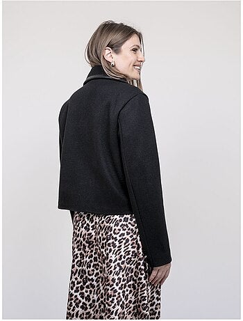 Blouson avec détails simili uzelle
