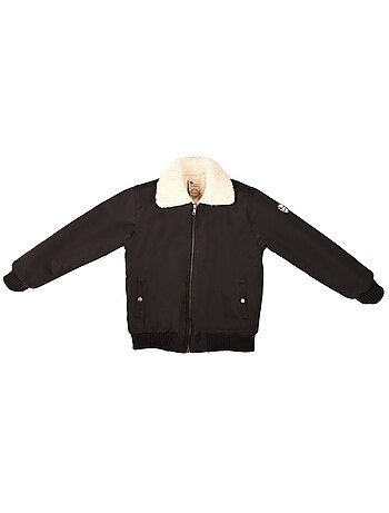 Blouson avec Doublure et Col en Fausse Fourrure TOP GUN - La Faute à Voltaire