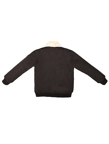 Blouson avec Doublure et Col en Fausse Fourrure TOP GUN - La Faute à Voltaire