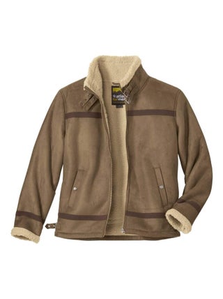 Blouson Aventurier Suédine Fourré Sherpa  - Atlas For Men