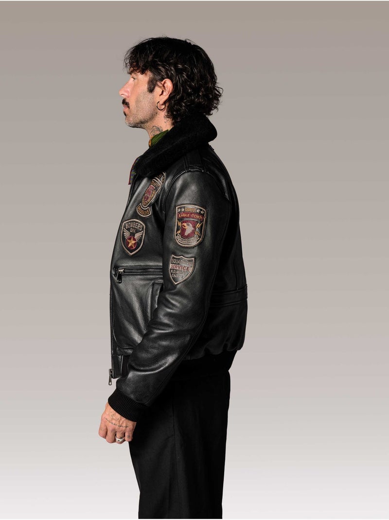 Blouson avia argus  redskins Noir - Kiabi