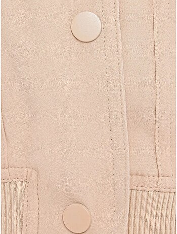Blouson aviateur à col rond avec poche