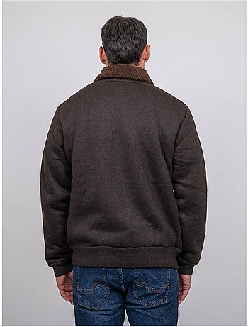 Blouson aviateur bi-matière zotofal