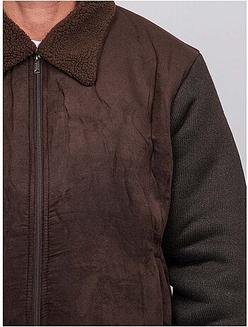 Blouson aviateur bi-matière zotofal