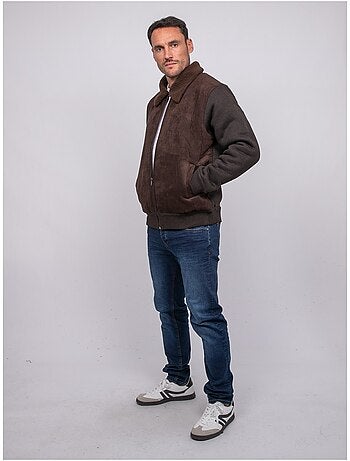 Blouson aviateur bi-matière zotofal