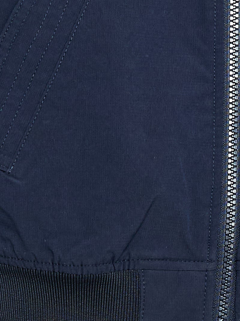 Blouson aviateur Bleu - Kiabi