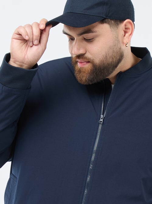Blouson aviateur déperlant uni - Kiabi
