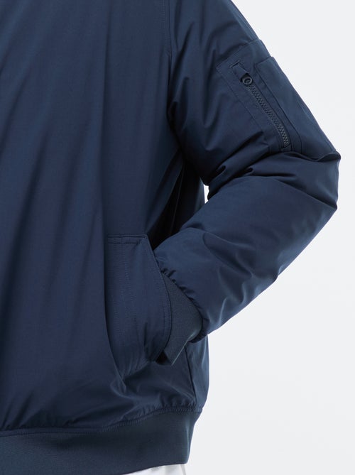 Blouson aviateur déperlant uni - Kiabi