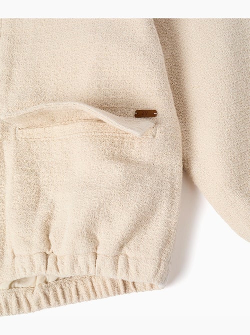 Blouson aviateur en coton avec poches à rabat - Kiabi