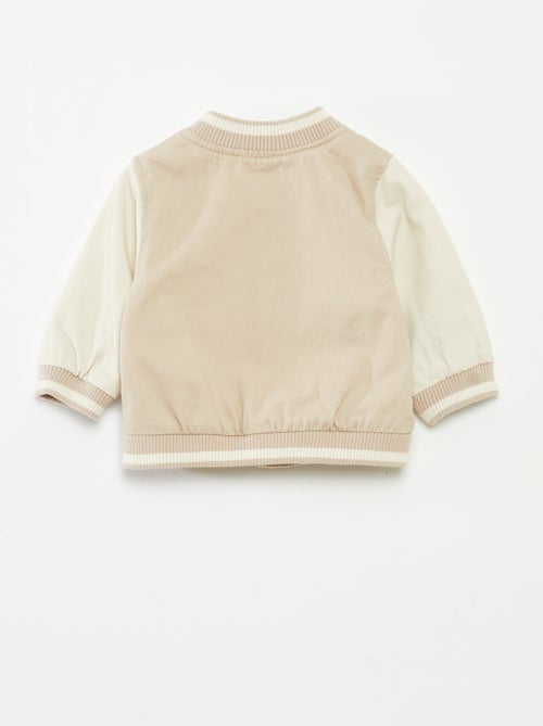 Blouson aviateur en coton - Kiabi