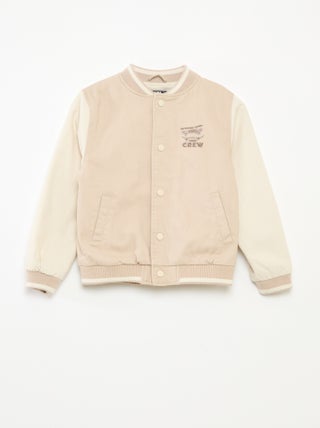 Blouson aviateur en coton