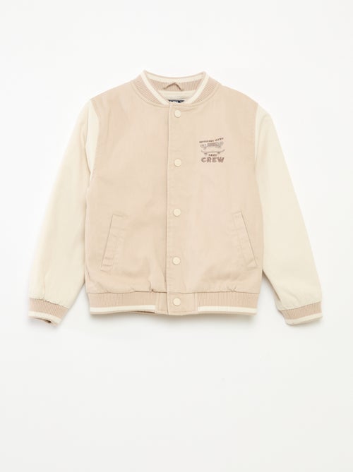 Blouson aviateur en coton - Kiabi