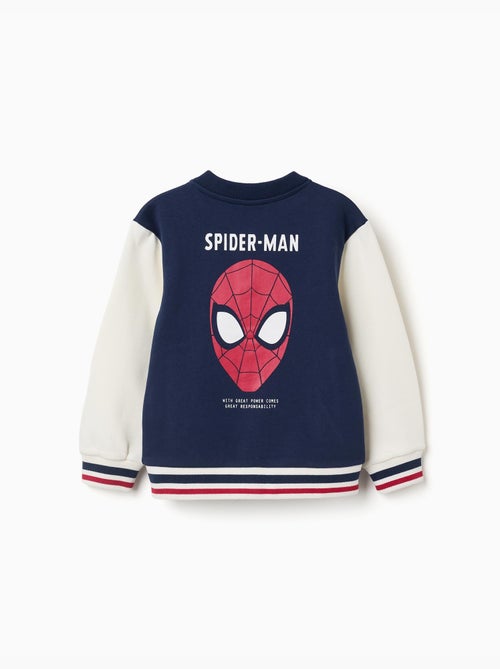 Blouson aviateur en coton peigné Spider-Man - Kiabi