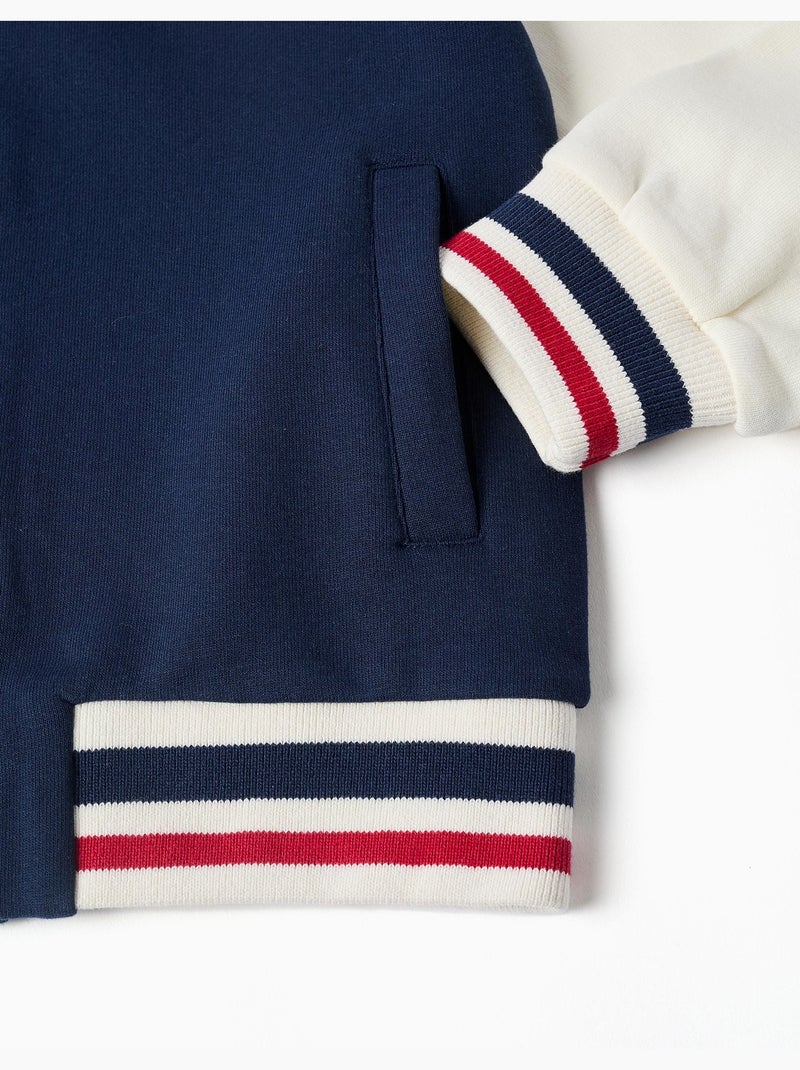 Blouson aviateur en coton peigné Spider-Man Bleu foncé - Kiabi