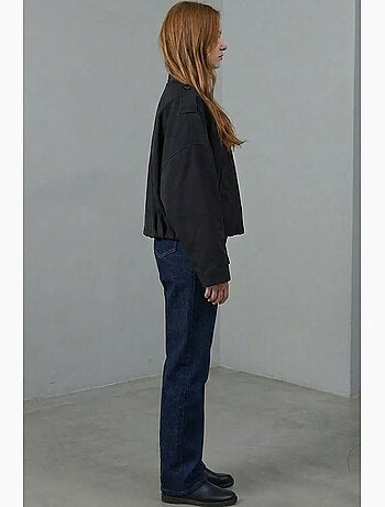 Blouson aviateur en gabardine avec fermeture éclair bdart