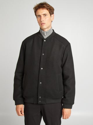 Blouson aviateur en lainage