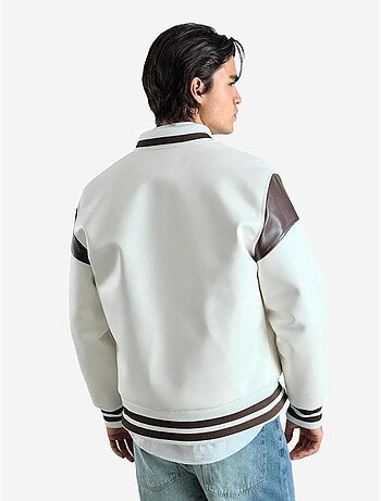 Blouson aviateur en similicuir giesto