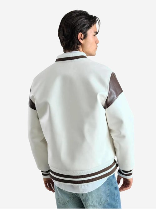 Blouson aviateur en similicuir giesto - Kiabi Blouson aviateur en similicuir giesto - Kiabi