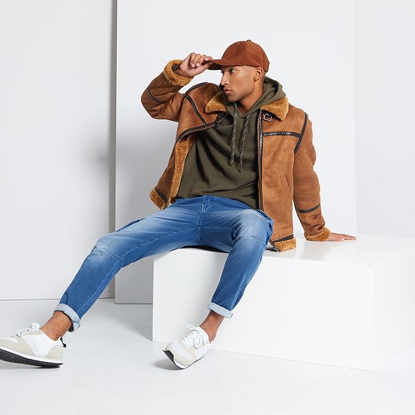 Blouson Aviateur En Suédine Homme Kiabi 40 00