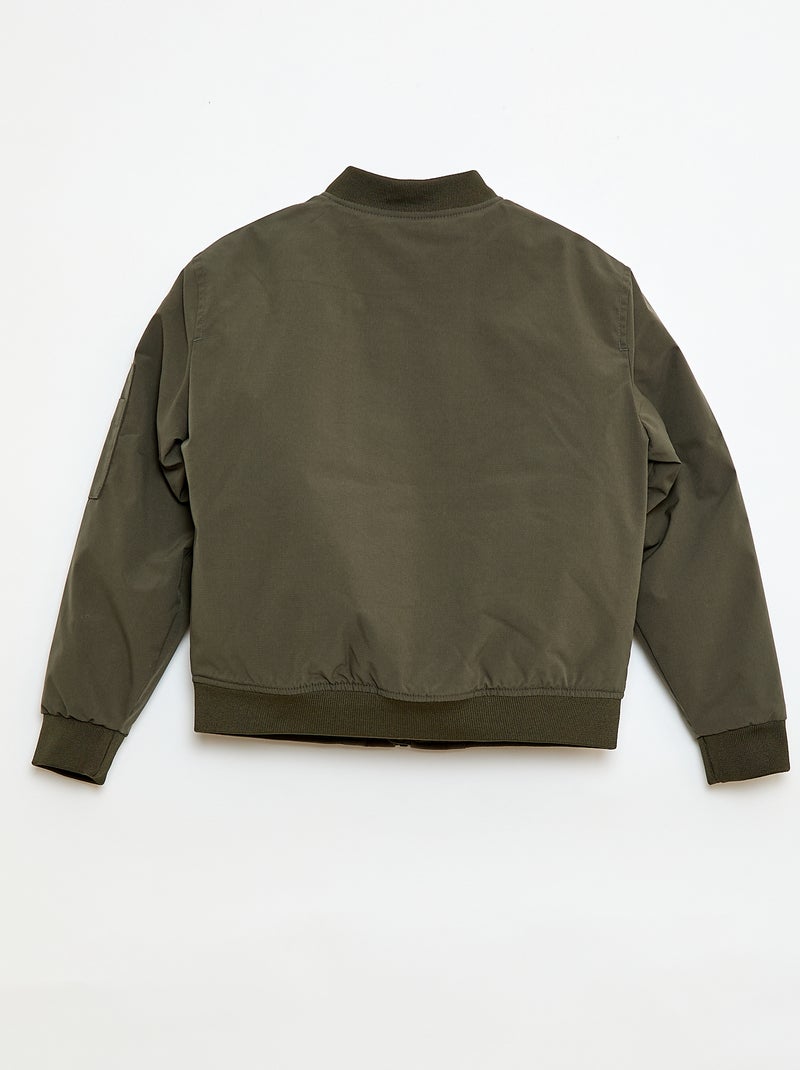 Blouson aviateur Kaki - Kiabi