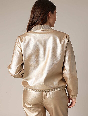 Blouson aviateur métallisé 'Deeluxe'