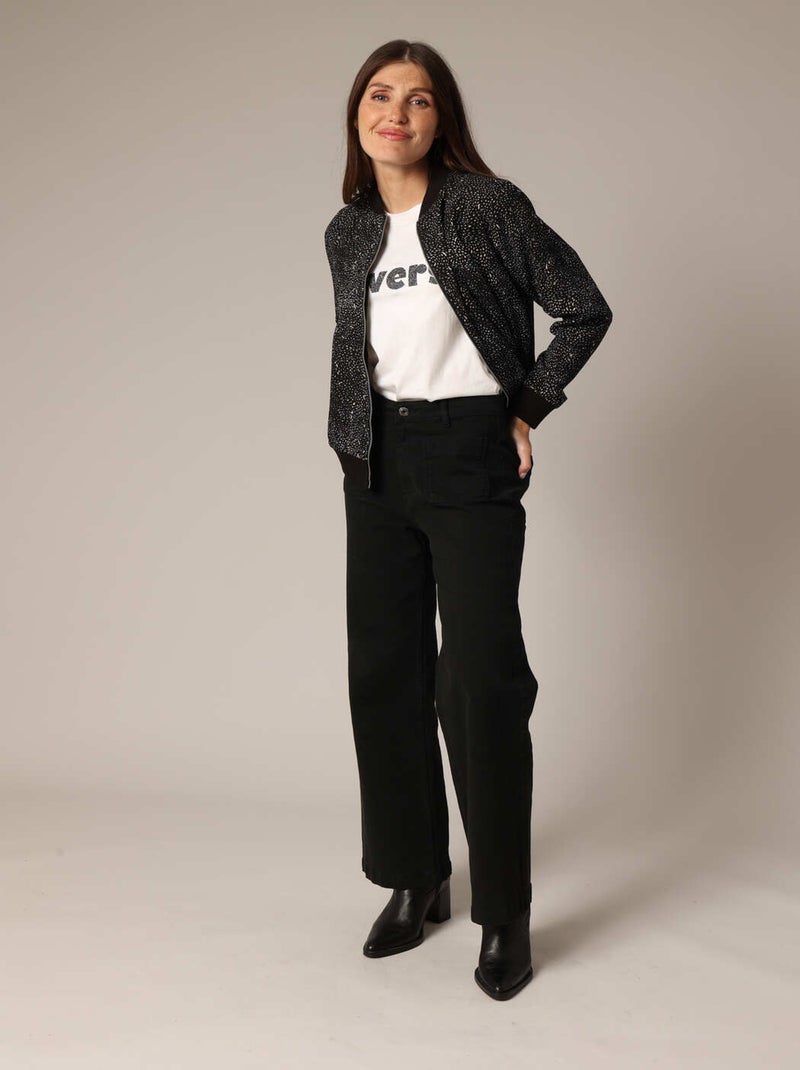 Blouson aviateur zippé pour femme

 'Deeluxe' Noir - Kiabi