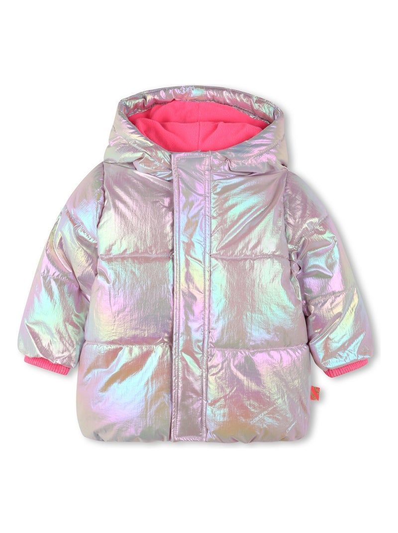 Blouson bébé à capuche Rose - Kiabi