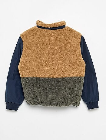 Blouson bi-matière