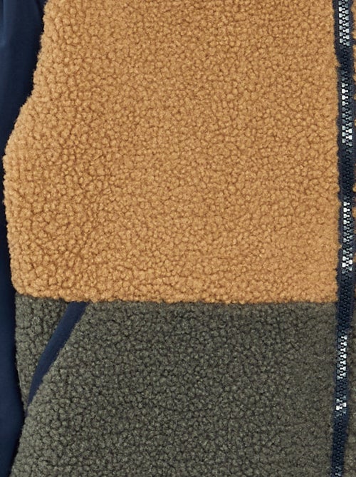Blouson bi-matière - Kiabi Blouson bi-matière - Kiabi