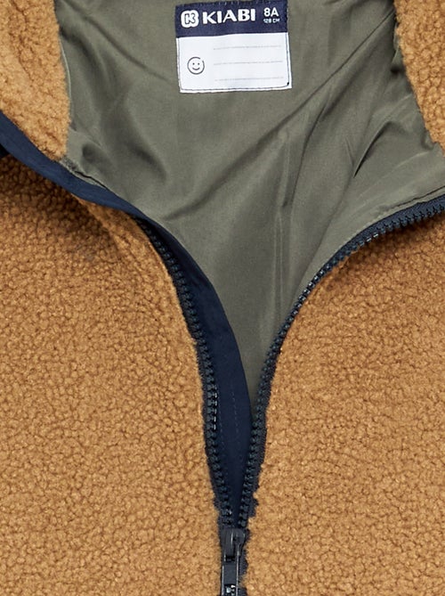 Blouson bi-matière - Kiabi Blouson bi-matière - Kiabi