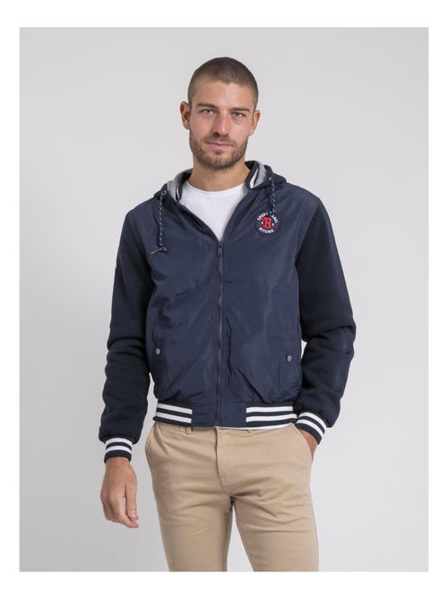 Blouson bimatière capuche ZOUX - Kiabi