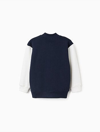 Blouson bomber avec imprimé sur la poitrine