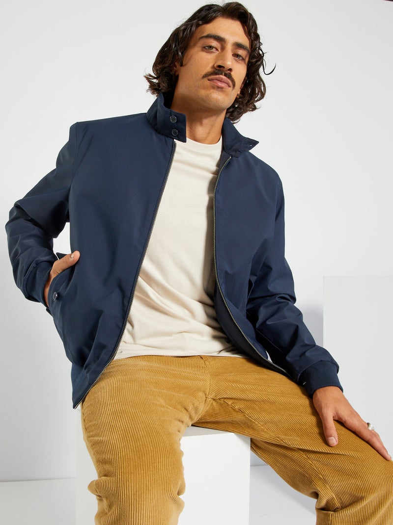 Blouson bomber Bleu - Kiabi