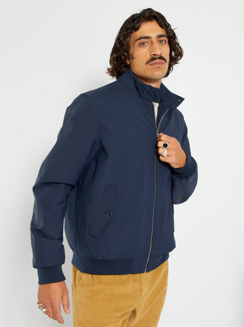 Blouson bomber Bleu - Kiabi