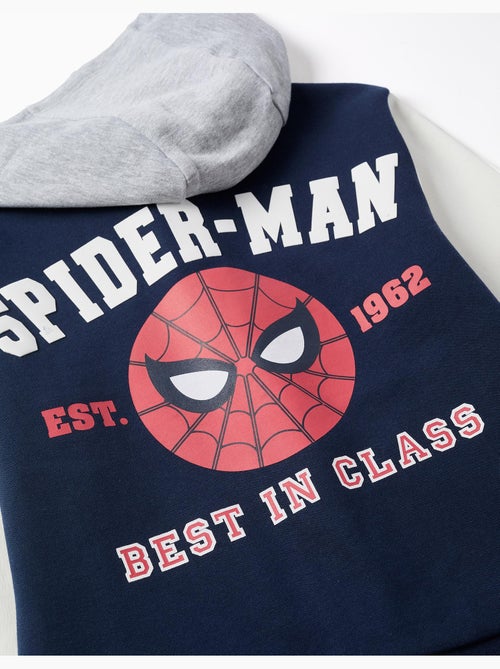 Blouson bomber en coton peigné à capuche spider-man - Kiabi Blouson bomber en coton peigné à capuche spider-man - Kiabi